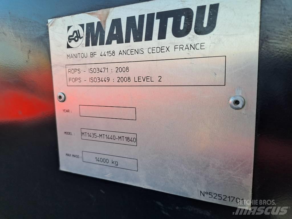 Manitou MT1440E Teleskopiskie manipulatori