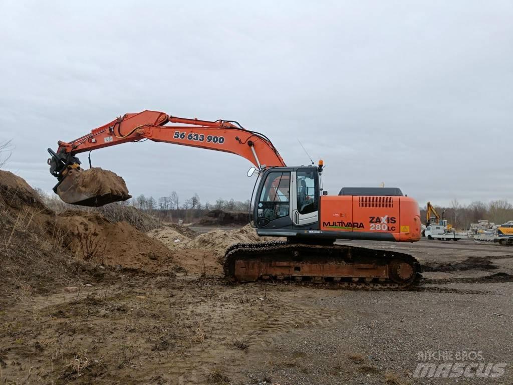 Hitachi ZX 280 LC-3 Kāpurķēžu ekskavatori