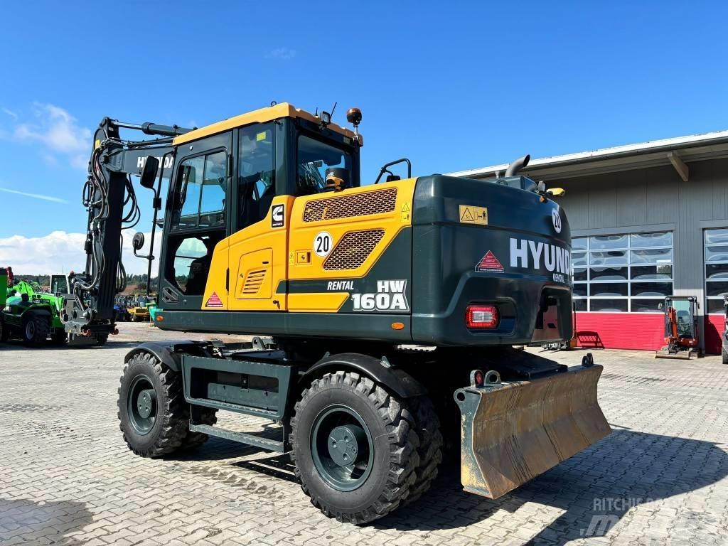 Hyundai HW160A Ekskavatori uz riteņiem