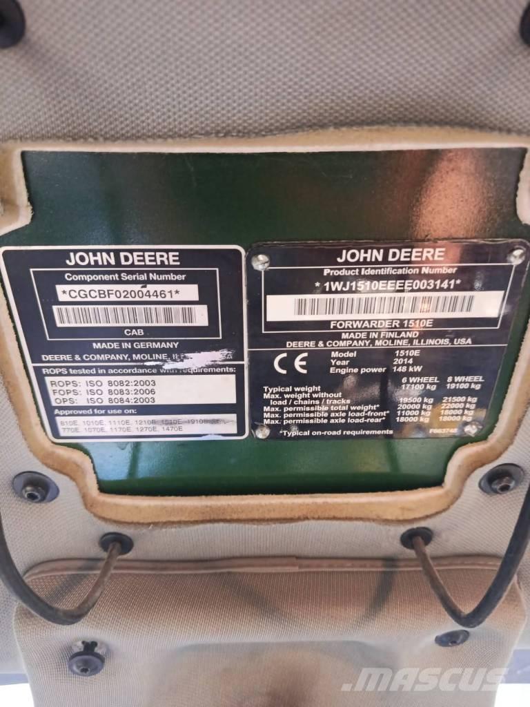 John Deere 1510 IT4 Forvarderi