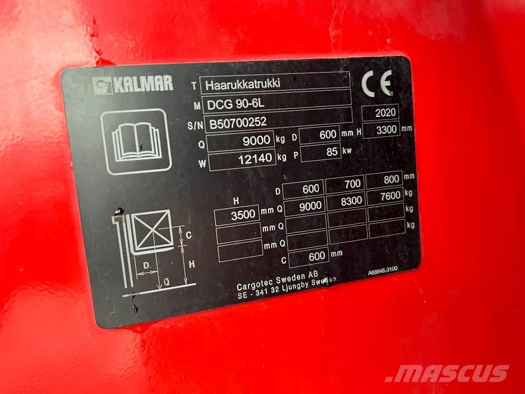 Kalmar DCG90-6L Tehnika ar dīzeļa dzinēju