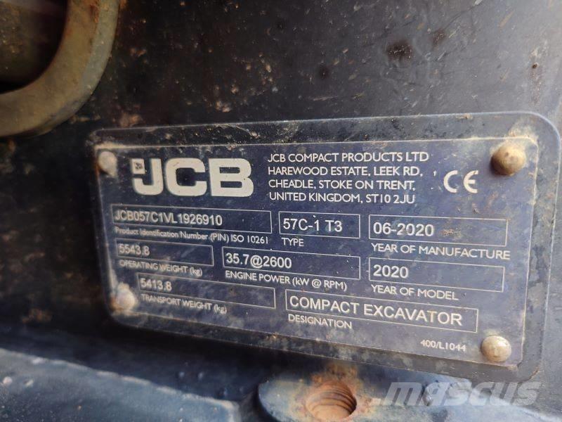 JCB 57 C-1 Mini ekskavatori < 7 t