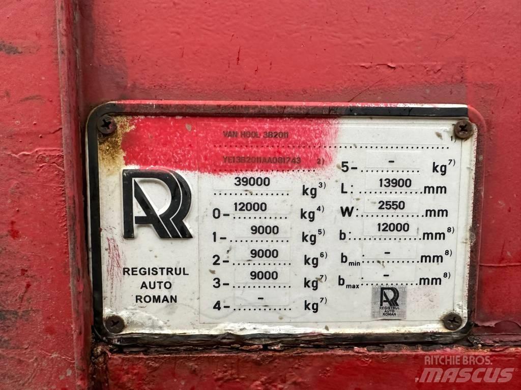Van Hool 3 Axle Zemie treileri
