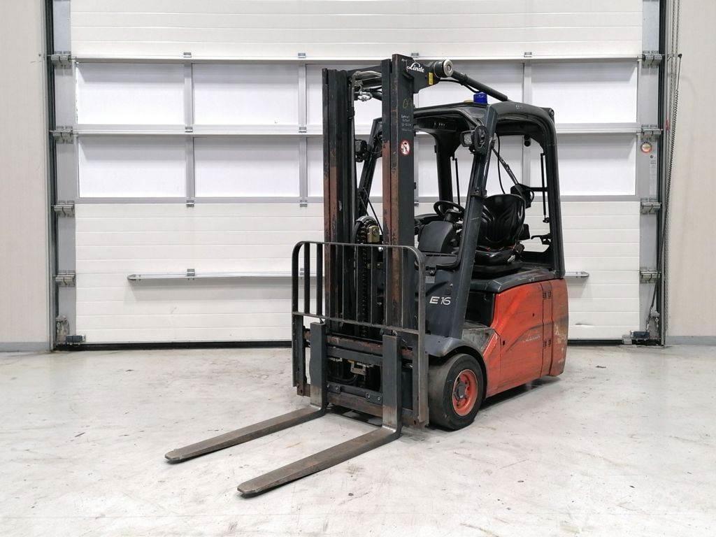 Linde E16C-01 Elektriskie iekrāvēji