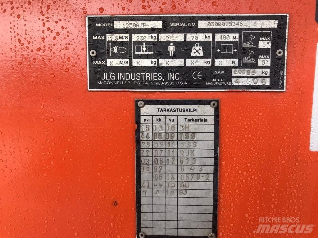 JLG 1250 AJP Strēles pacēlāji