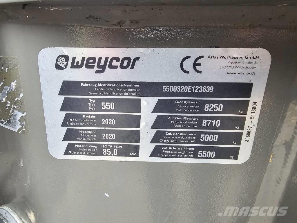 Atlas AR 550 Lietoti riteņu kompaktiekrāvēji