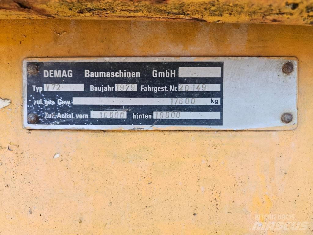 Demag V72 Celtņi nelīdzenām virsmām