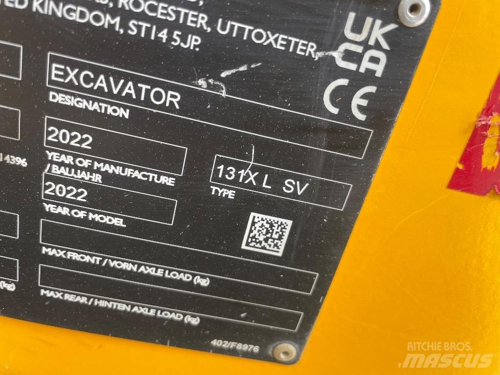 JCB 131 X Kāpurķēžu ekskavatori