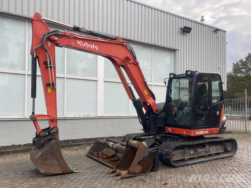 Kubota KX 080-4 CX Vidēja lieluma ekskavatori 7 t - 12 t