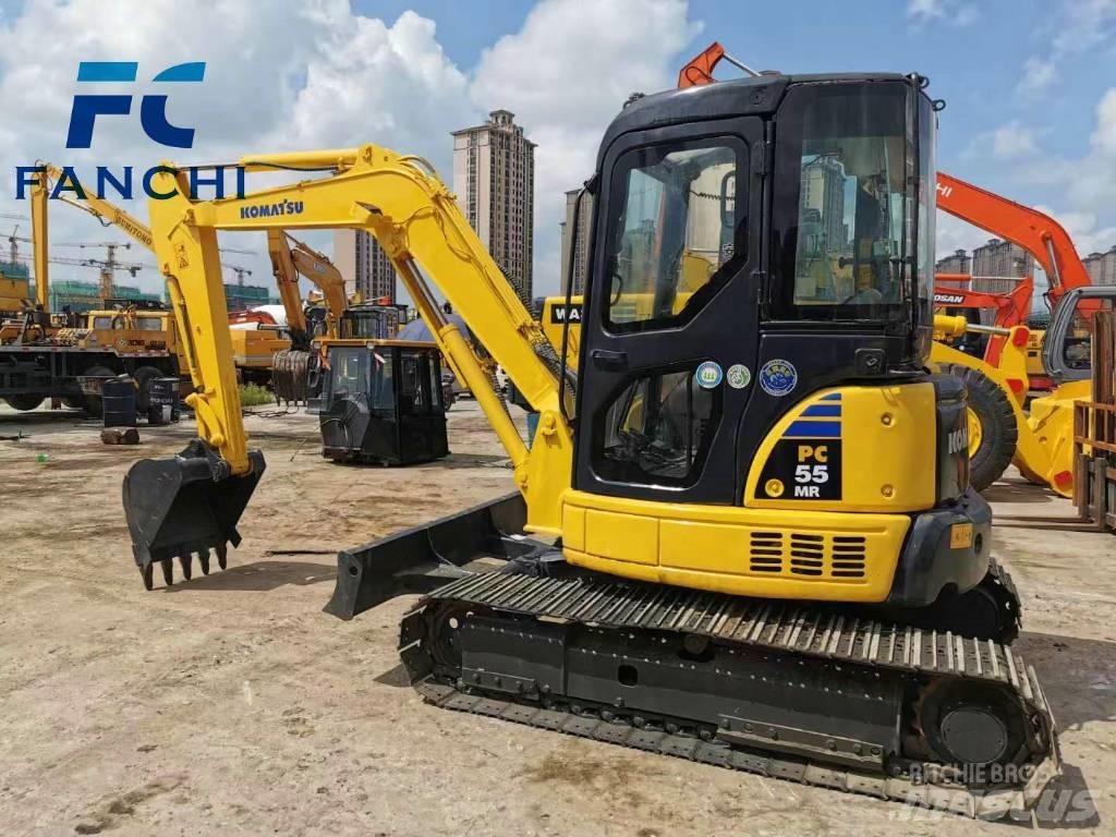 Komatsu pc55mr Kāpurķēžu ekskavatori