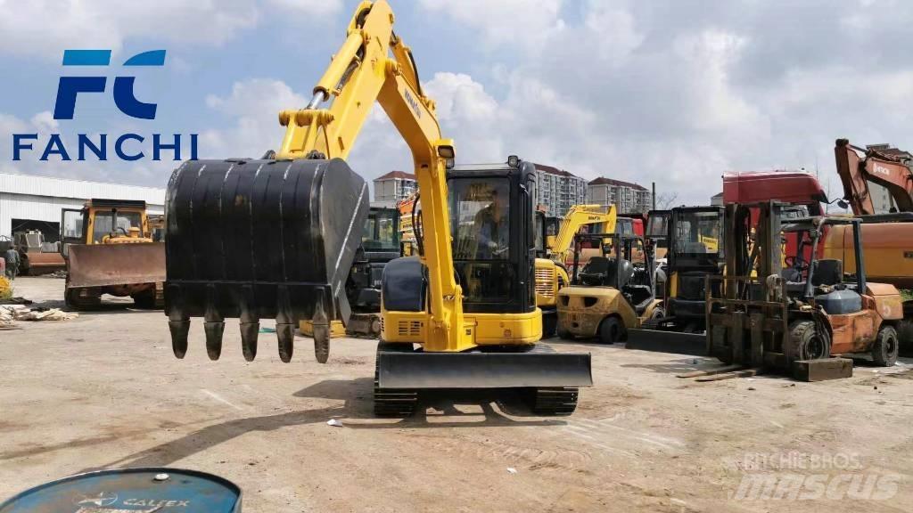 Komatsu pc55mr Kāpurķēžu ekskavatori