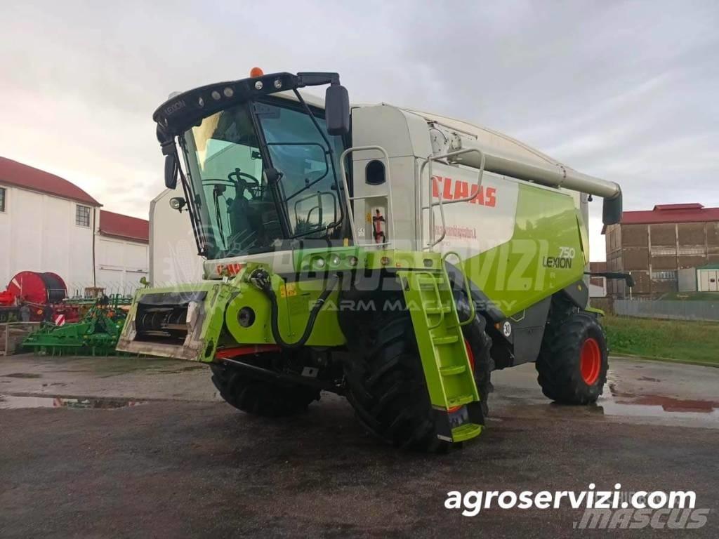CLAAS Lexion 750 Ražas novākšanas kombaini