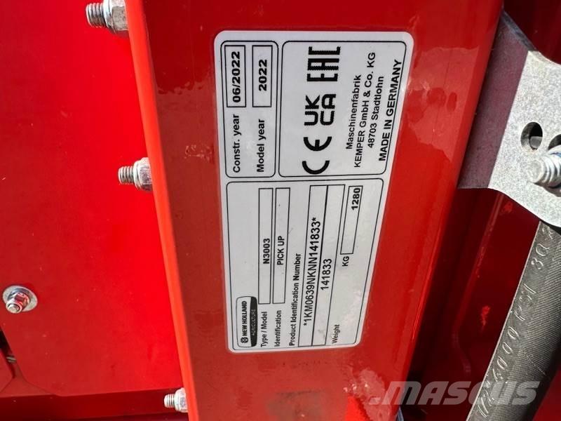 Kemper N 3003 Siena un lopbarības novākšanas mašīnu piederumi