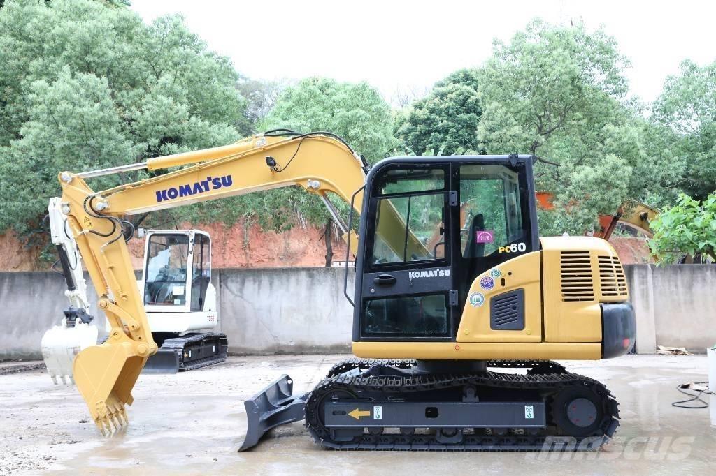 Komatsu PC 60-8 Kāpurķēžu ekskavatori