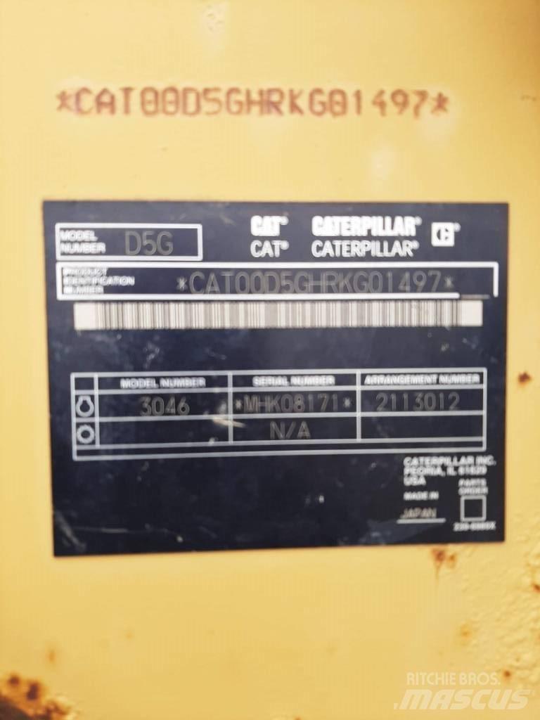 CAT D5GLGP Kāpurķēžu buldozeri