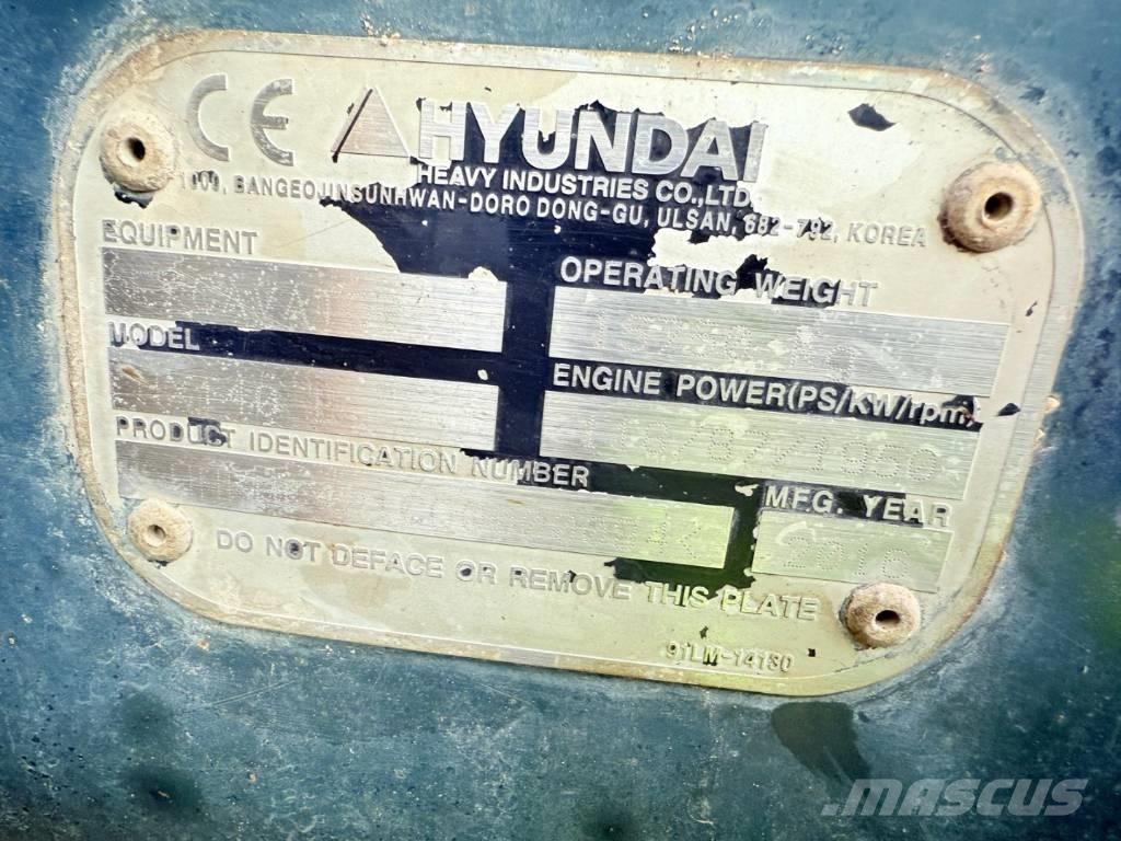 Hyundai HX 140 L Kāpurķēžu ekskavatori