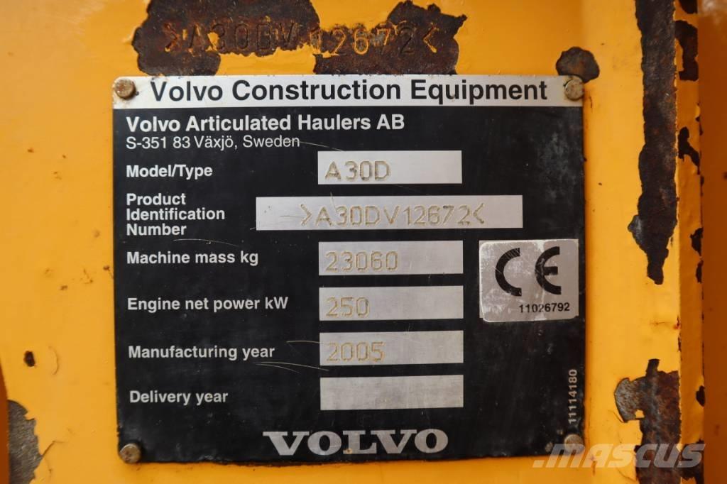 Volvo A 30 D Artikulētie pašizgāzēji