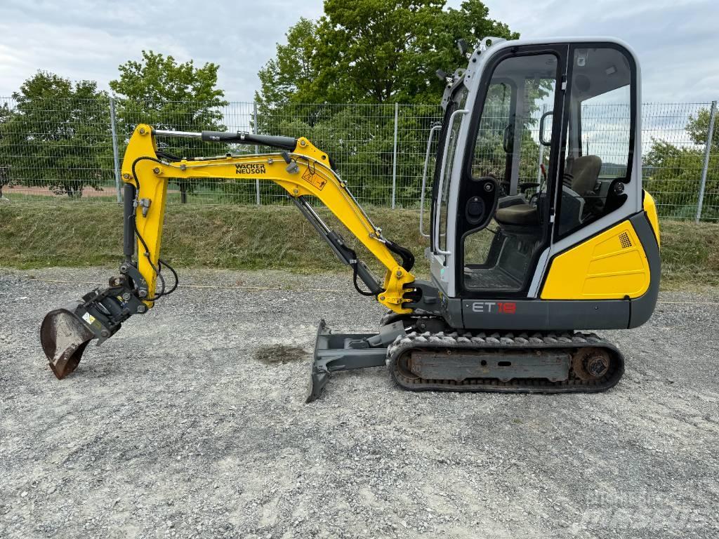 Wacker Neuson ET18 Kāpurķēžu ekskavatori
