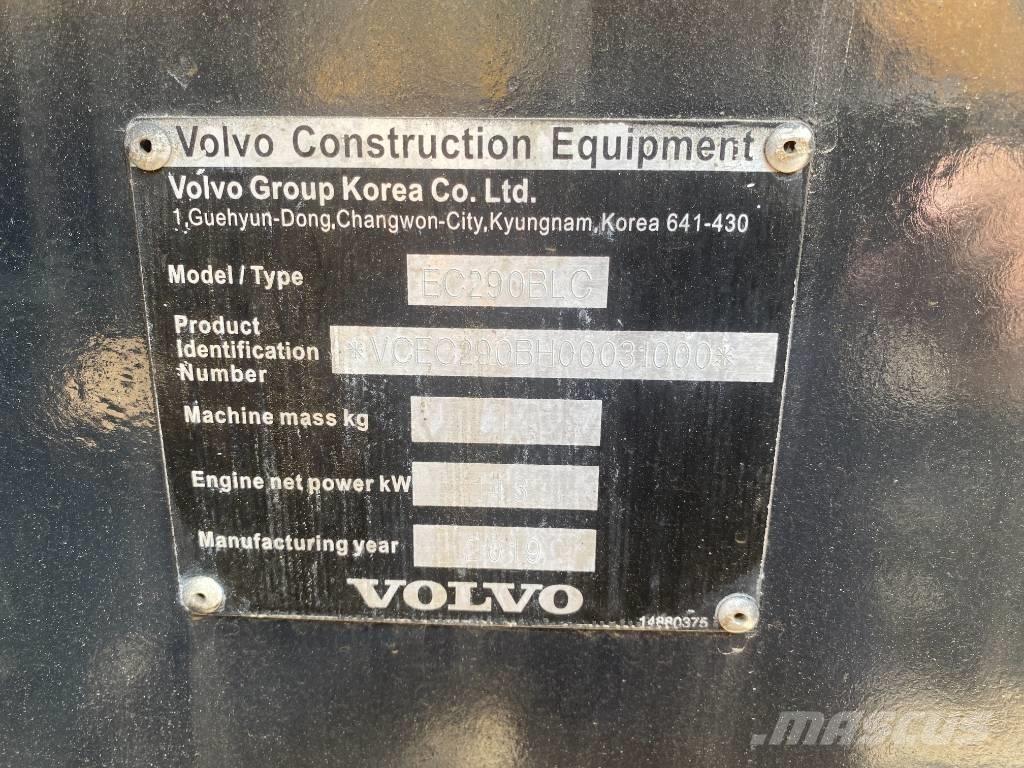 Volvo EC 290 B LC Kāpurķēžu ekskavatori