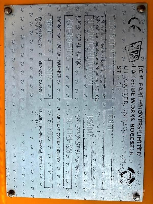 JCB 416 HT Iekrāvēji uz riteņiem