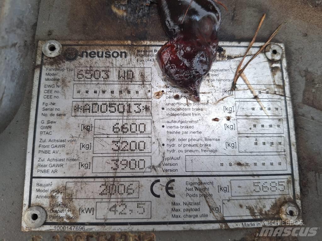 Wacker Neuson 6503 Ekskavatori uz riteņiem