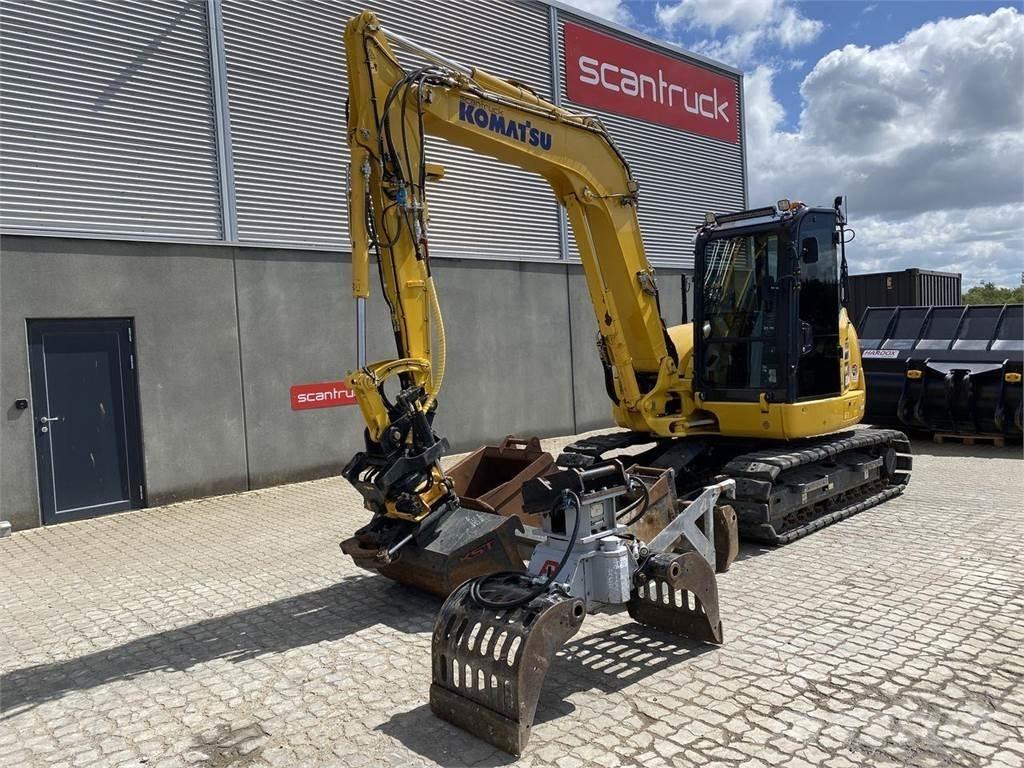 Komatsu PC80MR-5EO Ekskavatori uz riteņiem