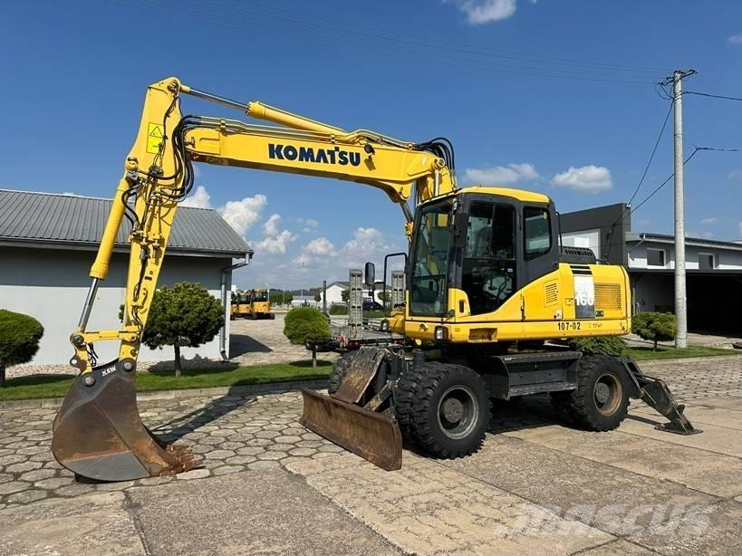 Komatsu PW 160-7E0 Ekskavatori uz riteņiem