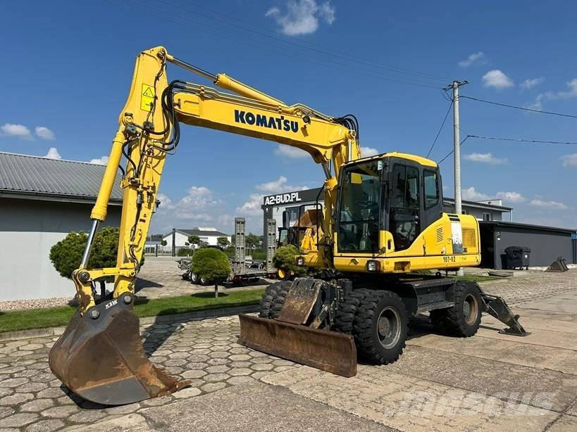 Komatsu PW 160-7E0 Ekskavatori uz riteņiem