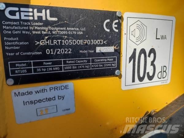 Gehl RT105 Kāpurķēžu iekrāvēji