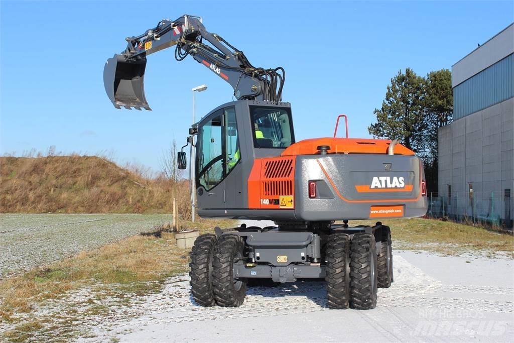 Atlas 140W Ekskavatori uz riteņiem