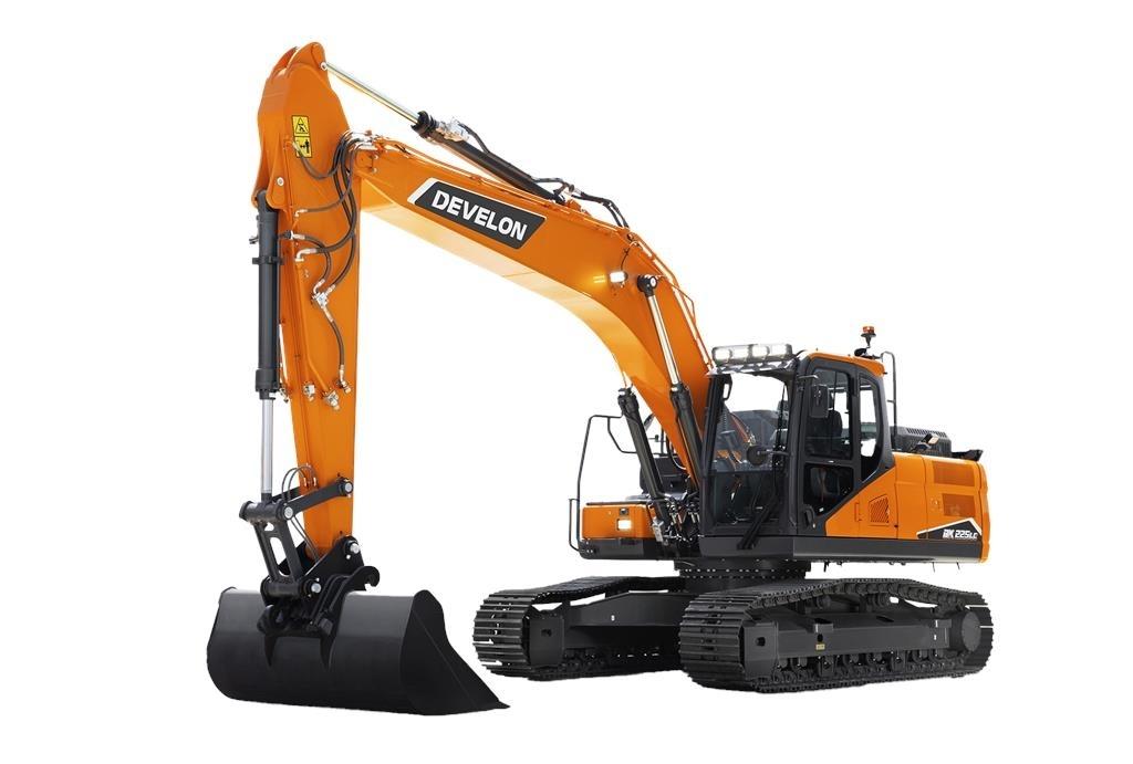 Develon DX225LC-7 Kāpurķēžu ekskavatori