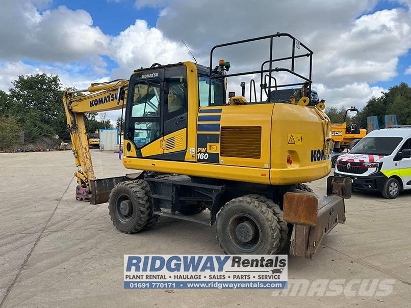Komatsu PW 160-11 Ekskavatori uz riteņiem
