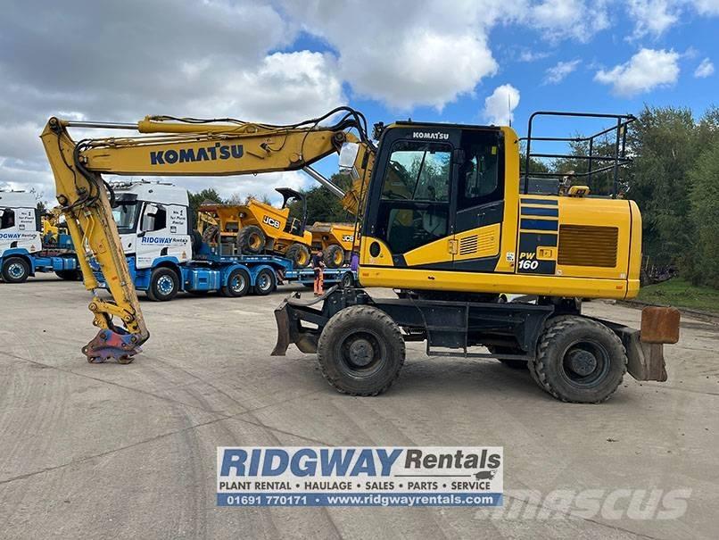 Komatsu PW 160-11 Ekskavatori uz riteņiem