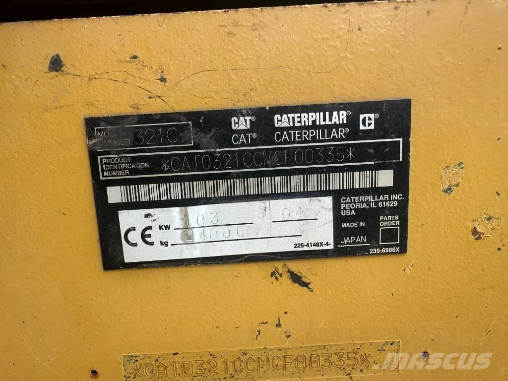 CAT 321 C Kāpurķēžu ekskavatori