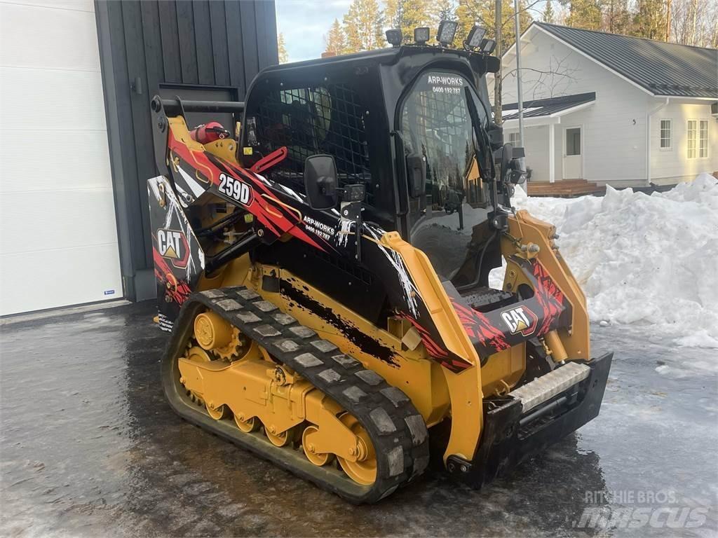 CAT 259D Lietoti riteņu kompaktiekrāvēji
