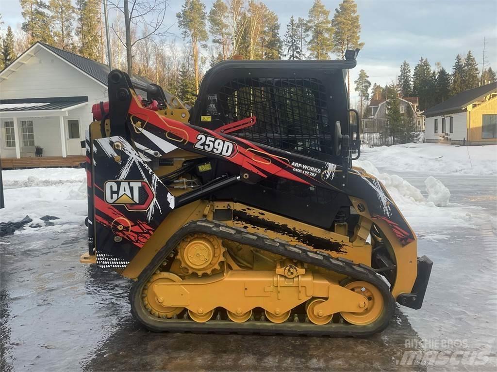 CAT 259D Lietoti riteņu kompaktiekrāvēji