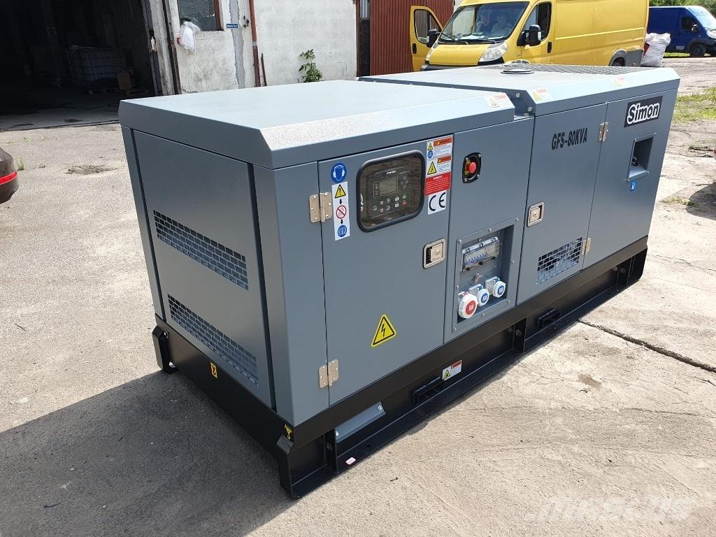 Simon 80KVA Dīzeļģeneratori