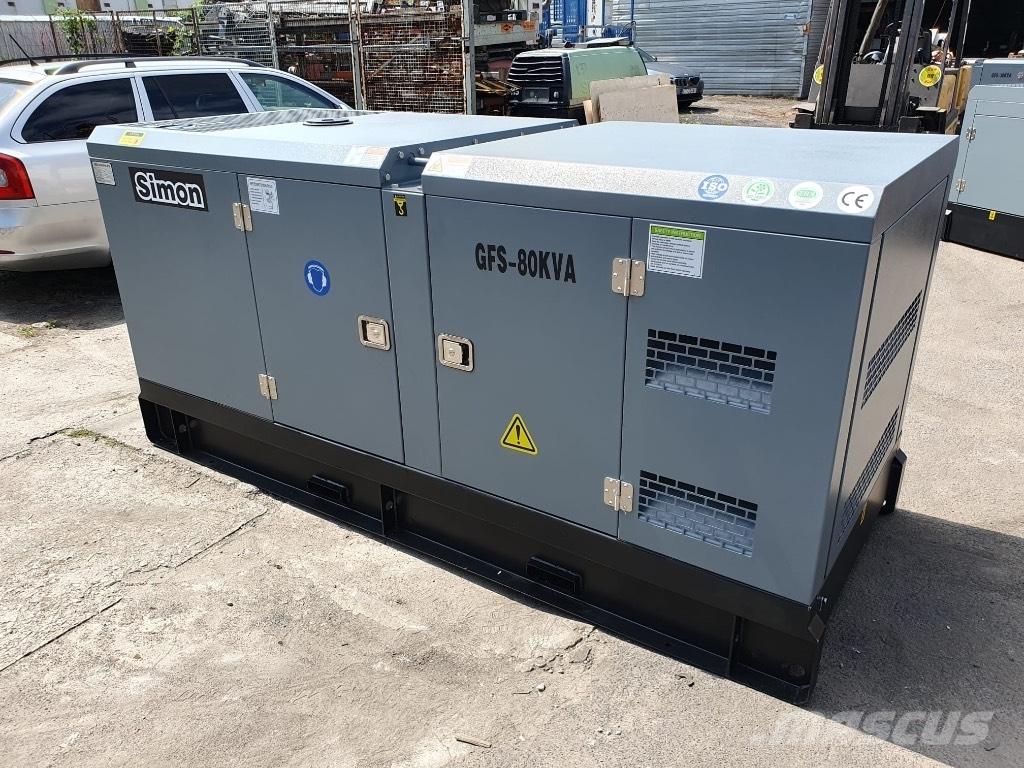 Simon 80KVA Dīzeļģeneratori