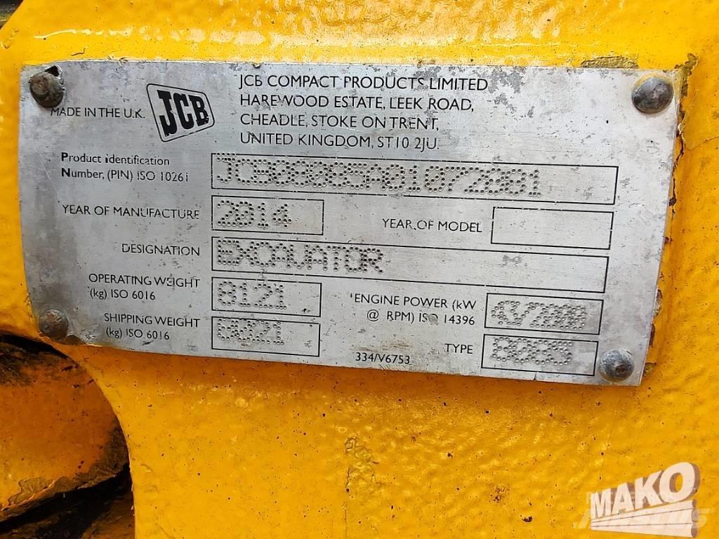 JCB 8085 ZTS Vidēja lieluma ekskavatori 7 t - 12 t