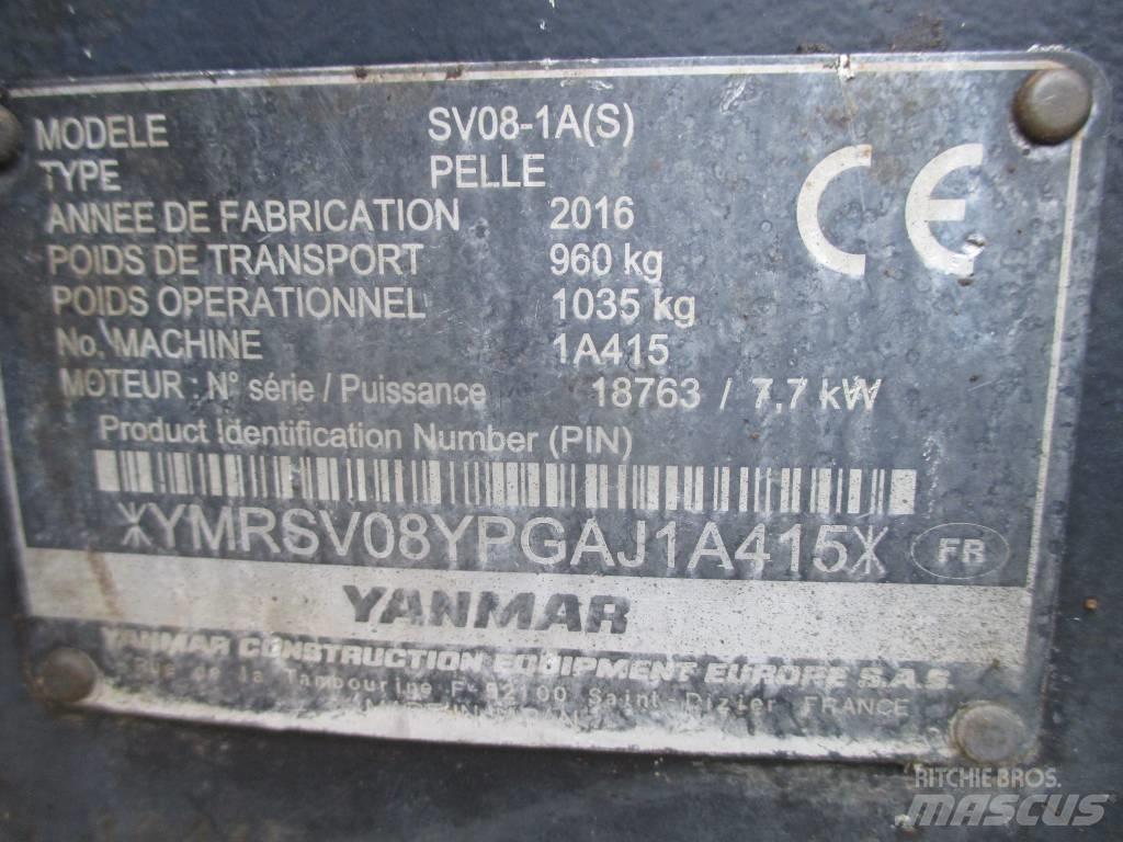 Yanmar SV 08-1 A Mini ekskavatori < 7 t