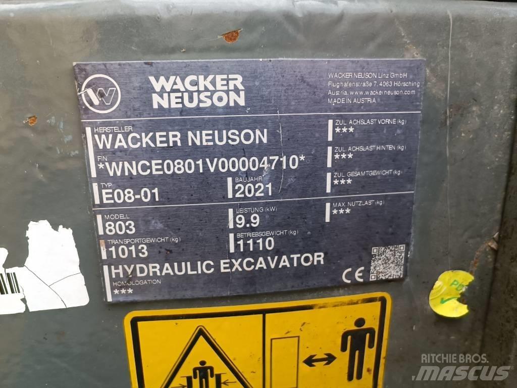 Wacker Neuson 803 Kāpurķēžu ekskavatori