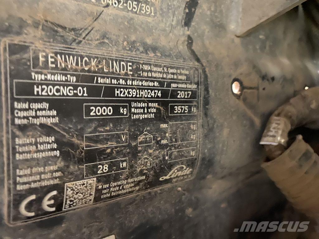 Linde H20T-02 LPG tehnika