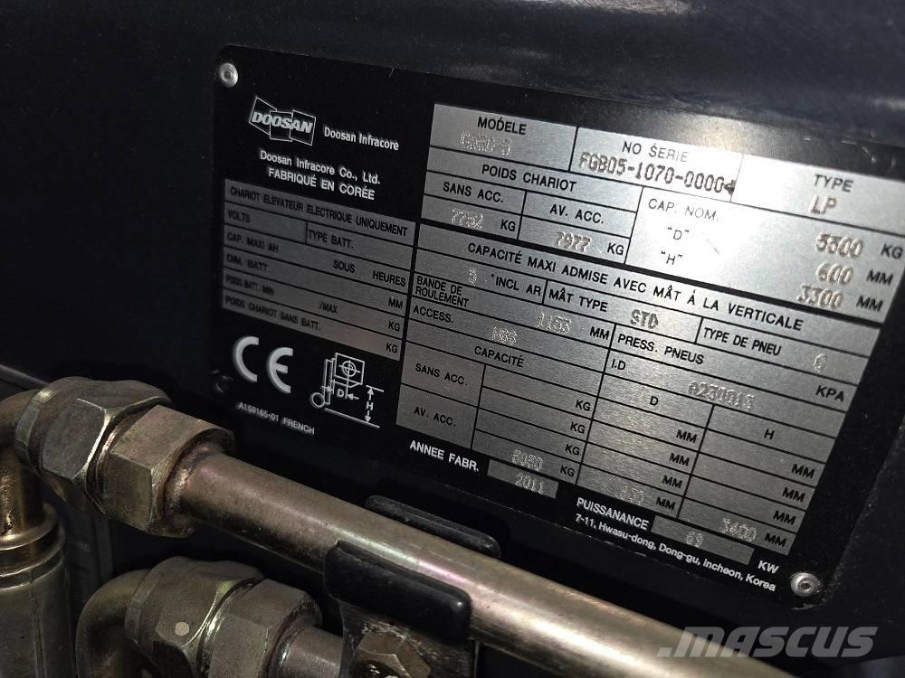 Doosan G 55 C-5 LPG tehnika