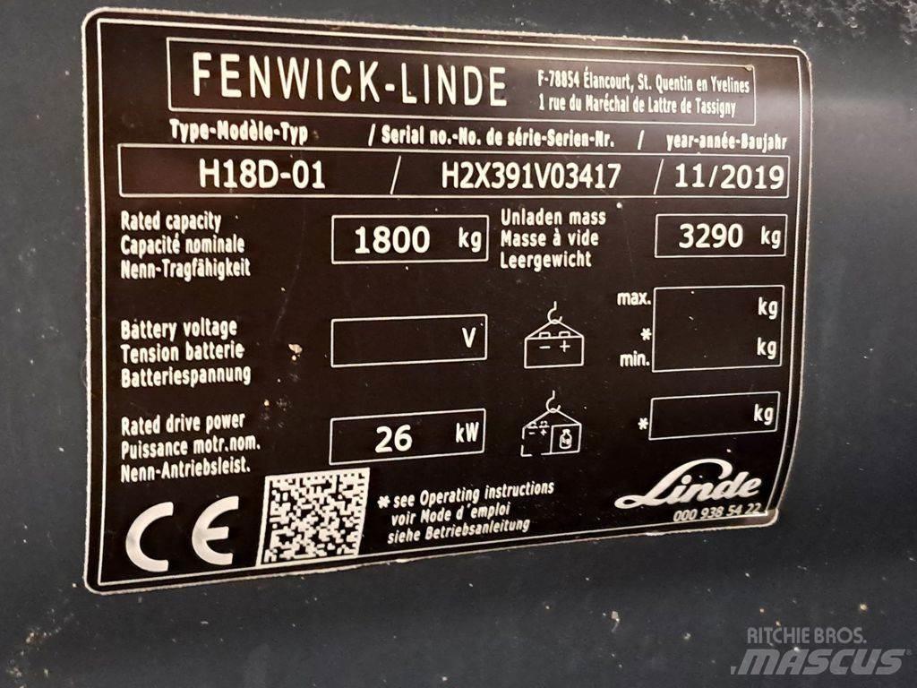 Linde H18D-01 Tehnika ar dīzeļa dzinēju