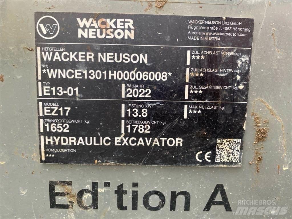 Wacker Neuson EZ17 Kāpurķēžu ekskavatori