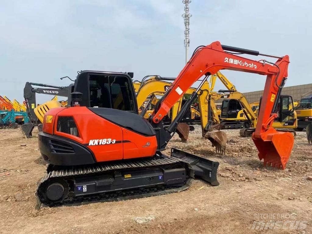 Kubota kx183 Kāpurķēžu ekskavatori