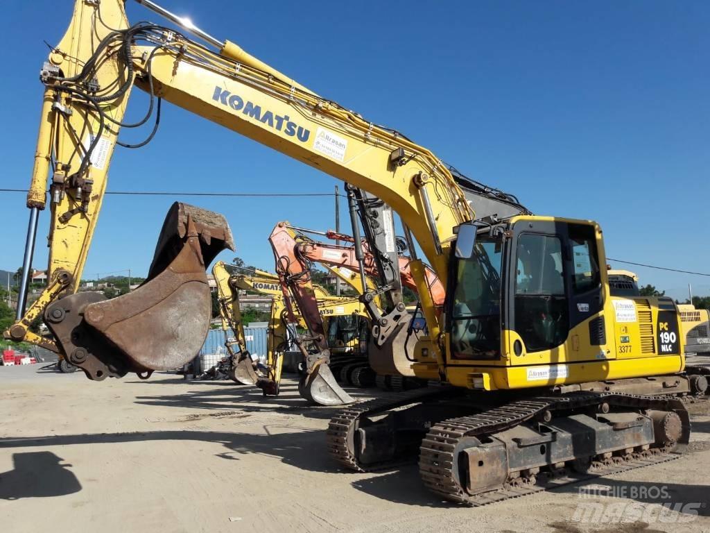 Komatsu PC190NLC-8 Kāpurķēžu ekskavatori