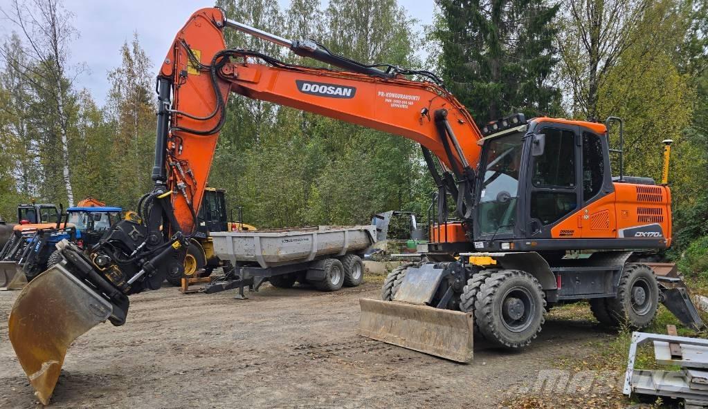 Doosan DX 170 W-5 Ekskavatori uz riteņiem