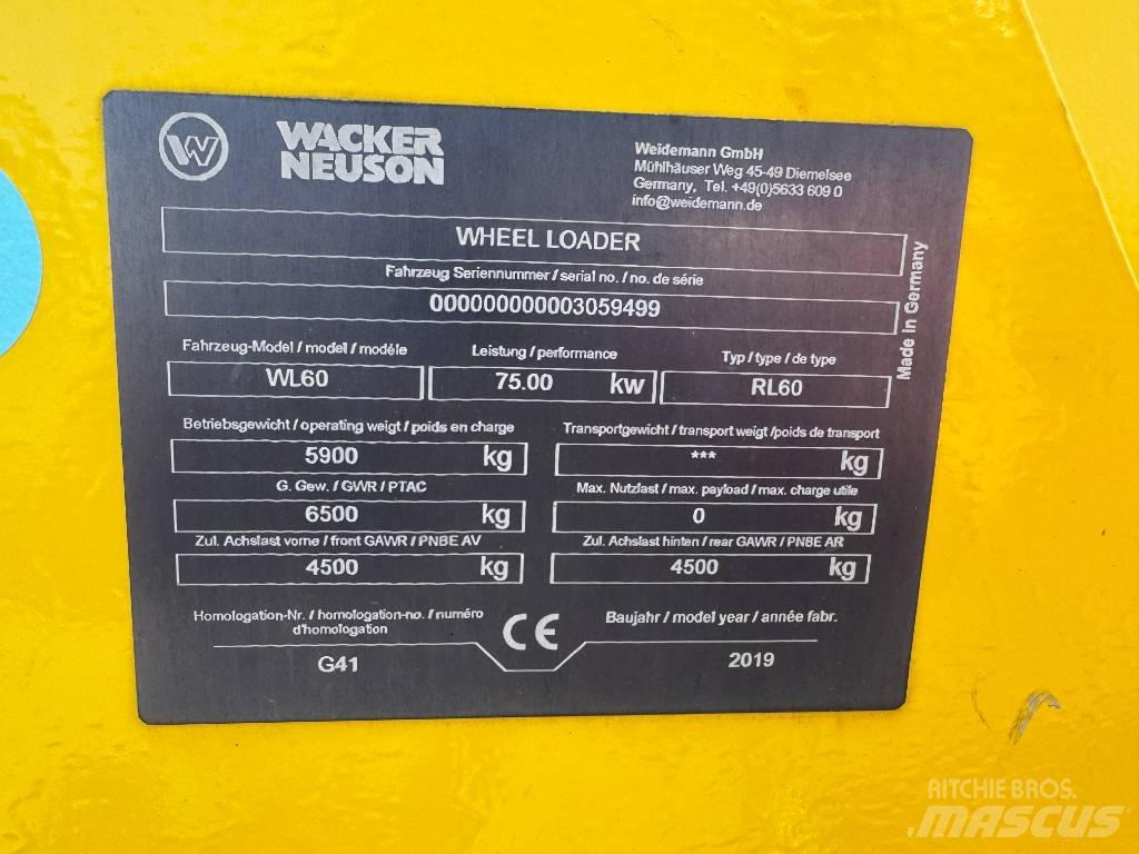 Wacker Neuson WL60 Iekrāvēji uz riteņiem