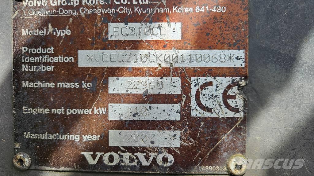 Volvo EC 210 C L Kāpurķēžu ekskavatori